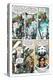 Zombies vs. Robots - Comic Page with Panels-Paul McCaffrey-Stretched Canvas