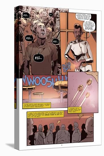 Zombies vs. Robots: No. 10 - Comic Page with Panels-Antonio Fuso-Stretched Canvas