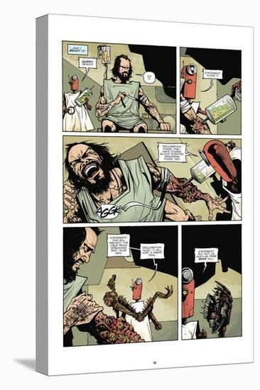 Zombies vs. Robots: No. 7 - Comic Page with Panels-Paul Davidson-Stretched Canvas