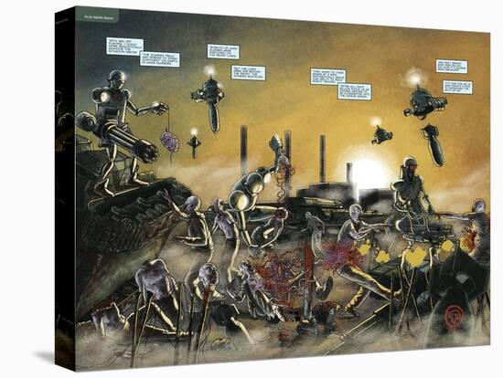 Zombies vs. Robots: No. 7 - Page Spread-Valentin Ramon-Stretched Canvas