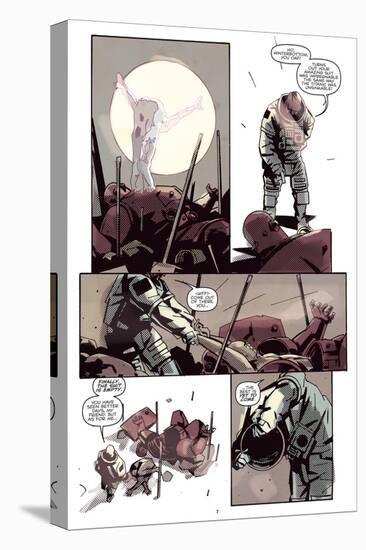 Zombies vs. Robots: No. 8 - Comic Page with Panels-Antonio Fuso-Stretched Canvas