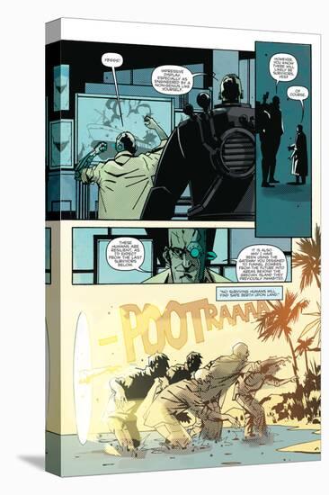 Zombies vs. Robots: No. 8 - Comic Page with Panels-Antonio Fuso-Stretched Canvas