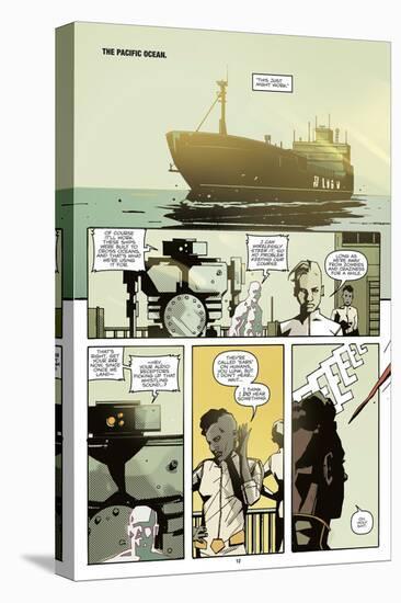 Zombies vs. Robots: No. 8 - Comic Page with Panels-Antonio Fuso-Stretched Canvas