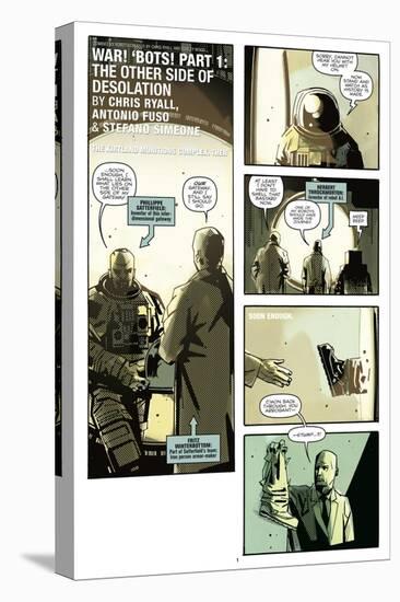 Zombies vs. Robots: No. 8 - Comic Page with Panels-Antonio Fuso-Stretched Canvas