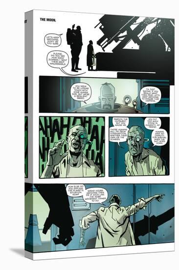 Zombies vs. Robots: No. 9 - Comic Page with Panels-Antonio Fuso-Stretched Canvas