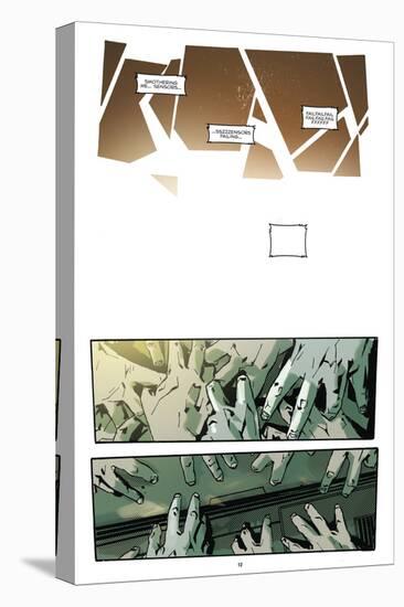 Zombies vs. Robots: No. 9 - Comic Page with Panels-Antonio Fuso-Stretched Canvas