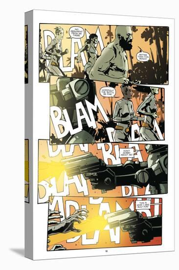 Zombies vs. Robots: No. 9 - Comic Page with Panels-Antonio Fuso-Stretched Canvas