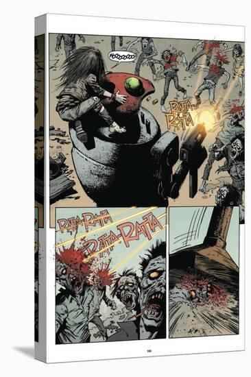 Zombies vs. Robots: Volume 1 - Comic Page with Panels-Val Mayerik-Stretched Canvas