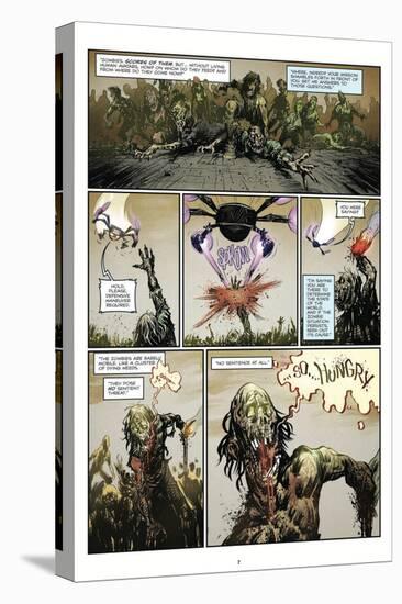 Zombies vs. Robots: Volume 1 - Comic Page with Panels-Anthony Diecidue-Stretched Canvas