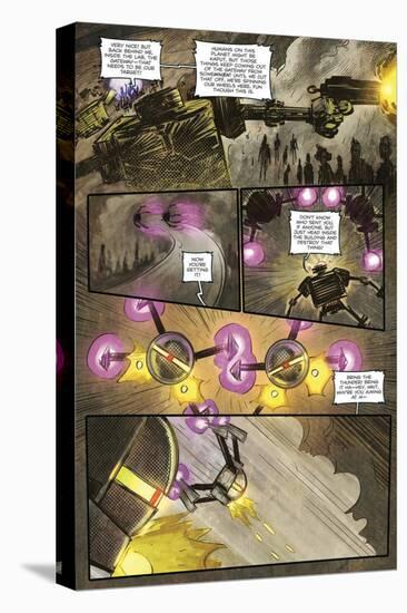 Zombies vs. Robots: Volume 1 - Comic Page with Panels-Anthony Diecidue-Stretched Canvas