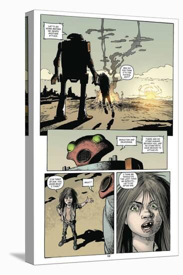 Zombies vs. Robots: Volume 1 - Comic Page with Panels-Val Mayerik-Stretched Canvas