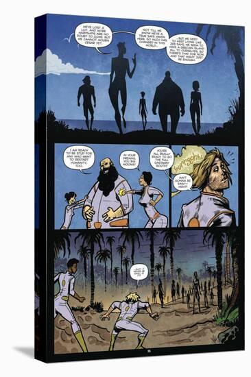 Zombies vs. Robots: Volume 1 - Comic Page with Panels-Anthony Diecidue-Stretched Canvas