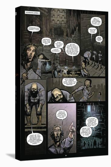 Zombies vs. Robots: Volume 1 - Comic Page with Panels-Anthony Diecidue-Stretched Canvas