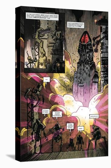 Zombies vs. Robots: Volume 1 - Comic Page with Panels-Anthony Diecidue-Stretched Canvas