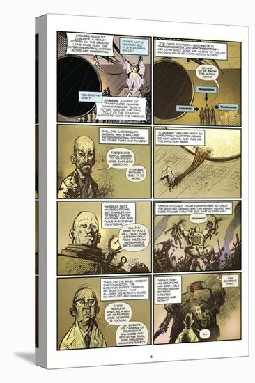 Zombies vs. Robots: Volume 1 - Comic Page with Panels-Anthony Diecidue-Stretched Canvas