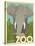 Zoo Elephant-Anderson Design Group-Stretched Canvas