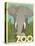 Zoo Elephant-Anderson Design Group-Stretched Canvas
