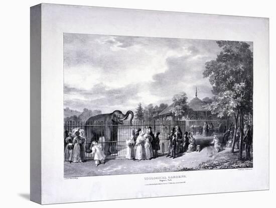 Zoological Gardens, Regent's Park, Marylebone, London, 1835-George Scharf-Premier Image Canvas