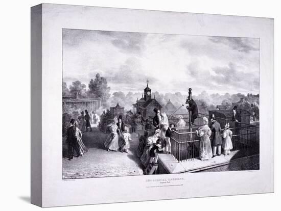 Zoological Gardens, Regent's Park, Marylebone, London, 1835-George Scharf-Premier Image Canvas