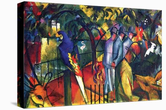 Zoological Gardens-Auguste Macke-Stretched Canvas