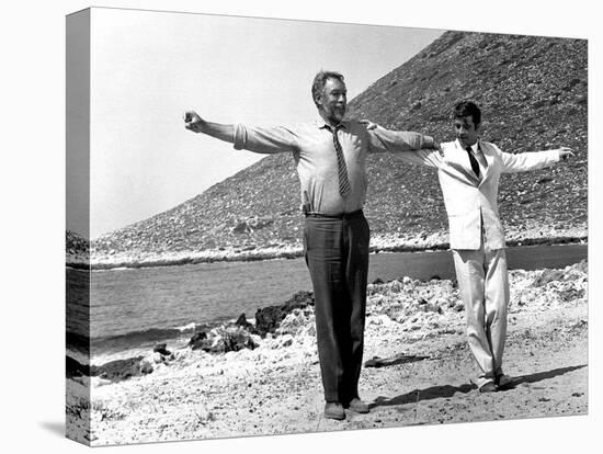 Zorba the Greek, Anthony Quinn, Alan Bates, 1964-null-Stretched Canvas