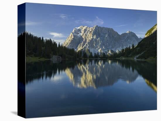 Zugspitze, Seebensee, Miemingen Mountains, Tyrol, Austria-Rainer Mirau-Premier Image Canvas