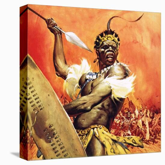 Zulu Warrior-McConnell-Premier Image Canvas