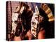 Zulu Zebra Masked Dancers, South Africa-Claudia Adams-Premier Image Canvas