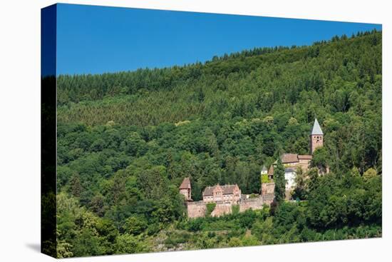 Zwingenberg Castle, Neckartal Valley, Odenwald, Burgenstrasse, Baden-Wurttemberg, Germany, Europe-Markus Lange-Premier Image Canvas