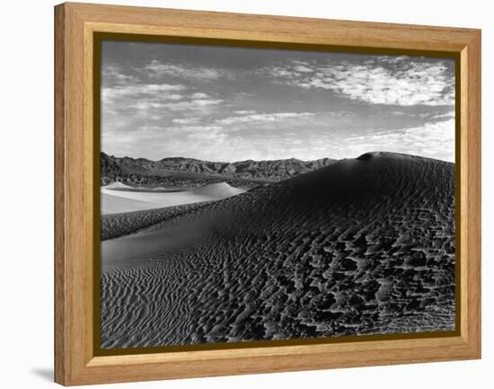 0-1-0038, Dunes and Clouds, 1947 (gelatin silver print)-Brett Weston-Framed Premier Image Canvas