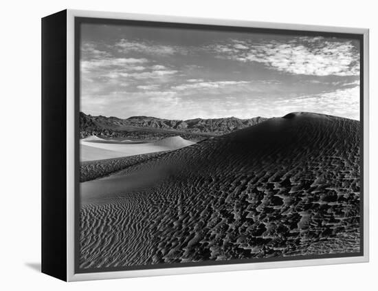 0-1-0038, Dunes and Clouds, 1947 (gelatin silver print)-Brett Weston-Framed Premier Image Canvas