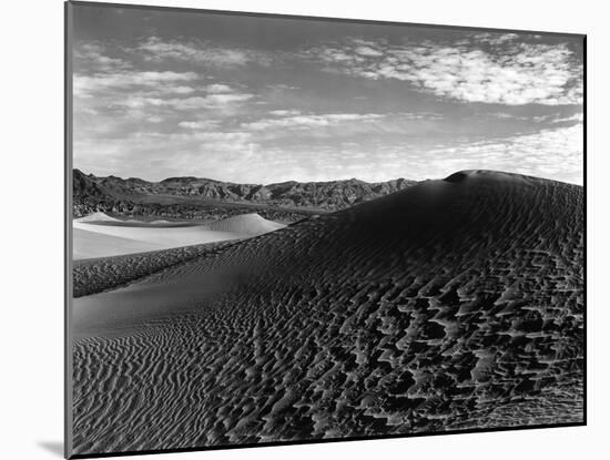 0-1-0038, Dunes and Clouds, 1947 (gelatin silver print)-Brett Weston-Mounted Photographic Print