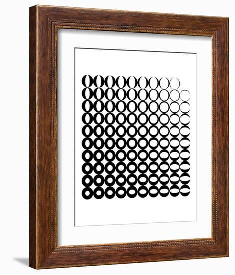 0 to Zero-Simon C^ Page-Framed Art Print