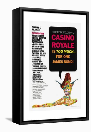 007, James Bond: Casino Royale,1967-null-Framed Premier Image Canvas