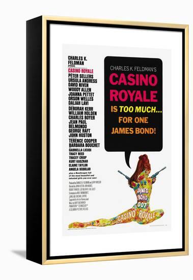 007, James Bond: Casino Royale,1967-null-Framed Premier Image Canvas