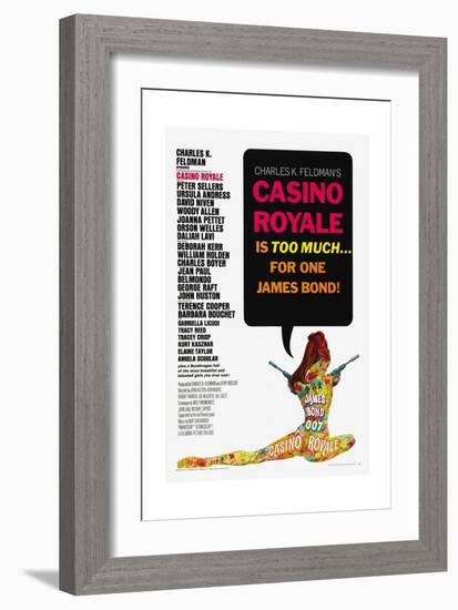 007, James Bond: Casino Royale,1967-null-Framed Giclee Print