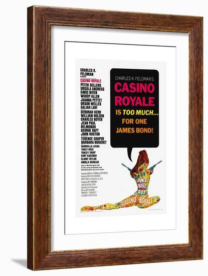 007, James Bond: Casino Royale,1967-null-Framed Giclee Print