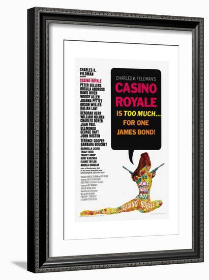 007, James Bond: Casino Royale,1967-null-Framed Giclee Print