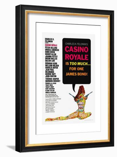 007, James Bond: Casino Royale,1967-null-Framed Giclee Print