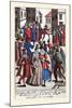 017-Vestimenta De Mascaras En El Carnaval De Venecia-Habiti D’Hvomeni Et Donne Venetiane 1609-Franco Giacomo-Mounted Art Print