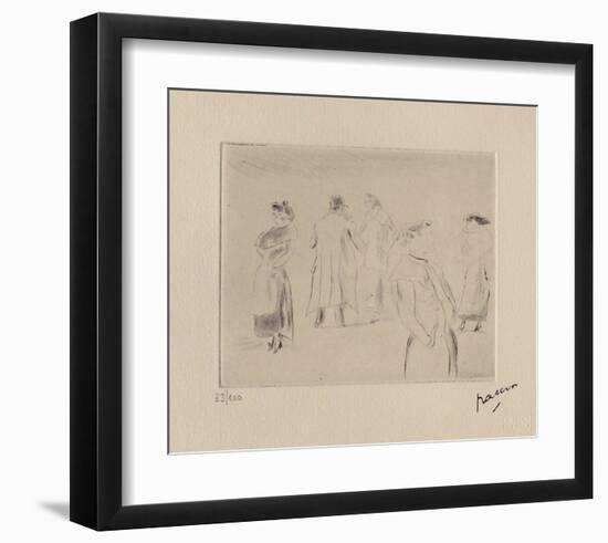 023 - Dans une rue-Jules Pascin-Framed Limited Edition