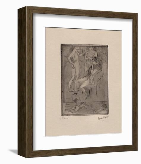 035 - Amor Victor - Trois femmes-Jules Pascin-Framed Limited Edition