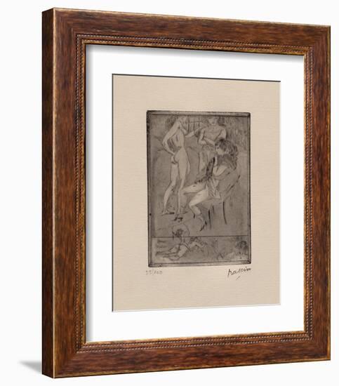 035 - Amor Victor - Trois femmes-Jules Pascin-Framed Limited Edition