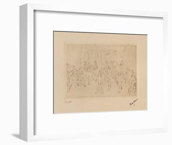 042 - Scene de fortifs-Jules Pascin-Framed Limited Edition