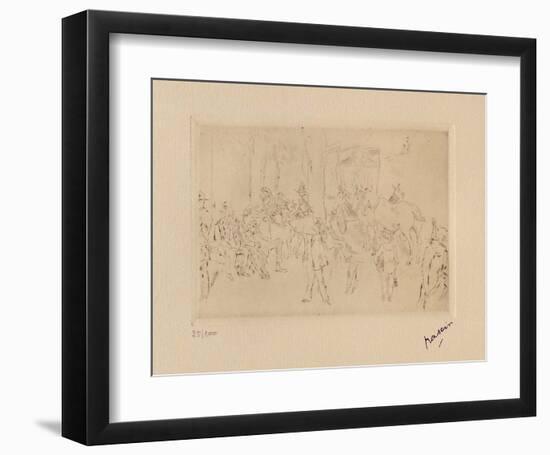 042 - Scene de fortifs-Jules Pascin-Framed Limited Edition