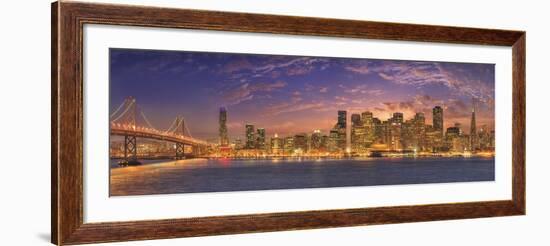 0737 SF with Bay Bridge-Doug Cavanah-Framed Giclee Print