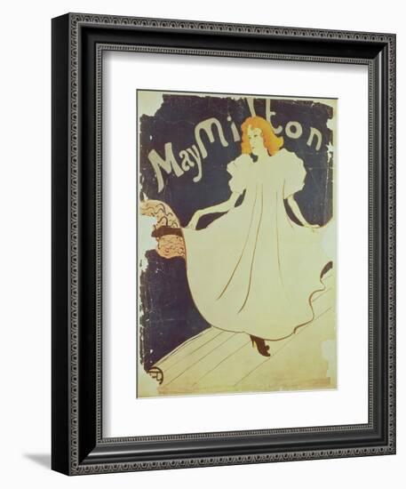 09:May Milton, France, 1895-Henri de Toulouse-Lautrec-Framed Giclee Print