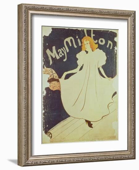 09:May Milton, France, 1895-Henri de Toulouse-Lautrec-Framed Giclee Print