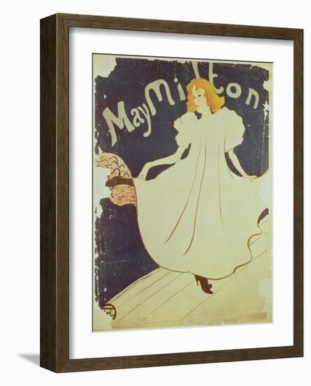 09:May Milton, France, 1895-Henri de Toulouse-Lautrec-Framed Giclee Print