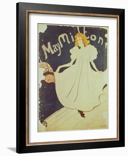 09:May Milton, France, 1895-Henri de Toulouse-Lautrec-Framed Giclee Print